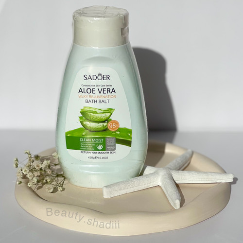 نمک بدن سادور مدل آلوئه ورا وزن 430 گرم