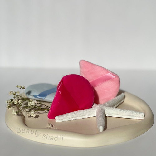 پد آرایشی مخملی مدل مثلثی