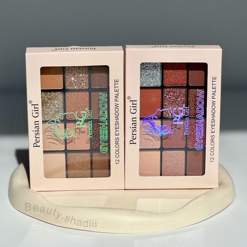 سایه چشم 12 رنگ پرشین گرل Persian girl Eyeshadow